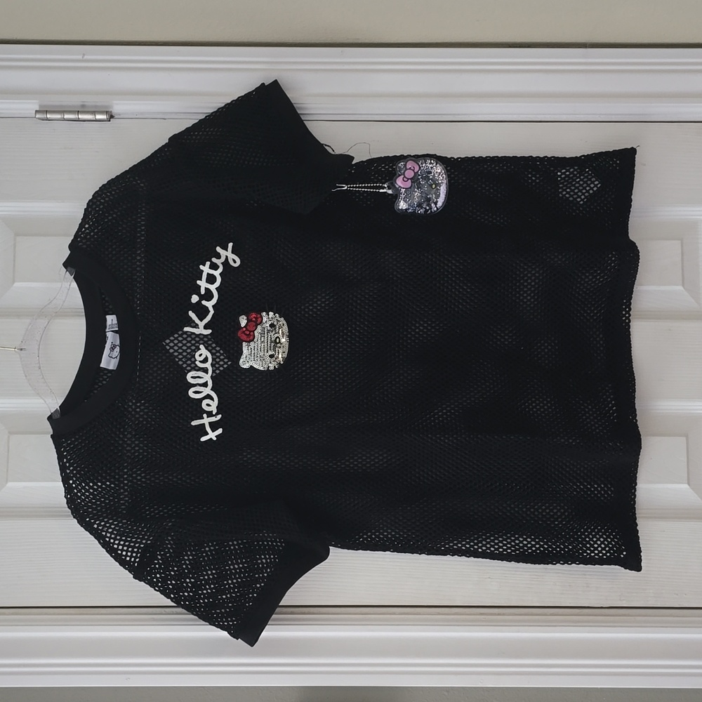 NWT Forever 21 x Hello Kitty Mesh Shirt